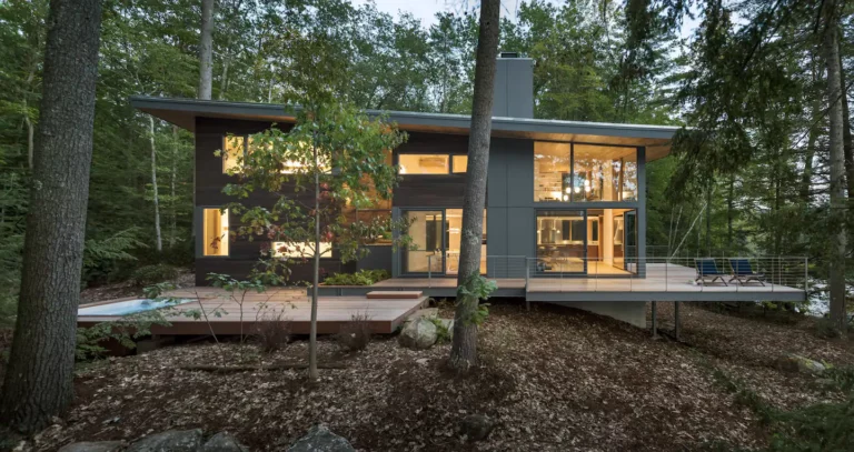 Modern masterpiece on Squam Lake